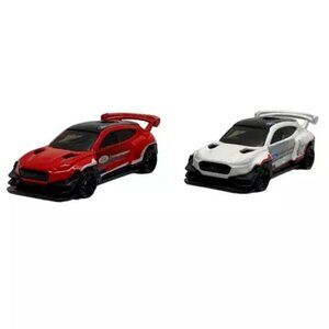 Hot Wheels Ford Mustang Mach-E 1400 Lot 2 Loose 1:64 HW Cars Red White Die-cast